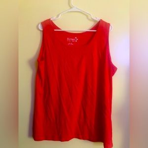 Red tank top